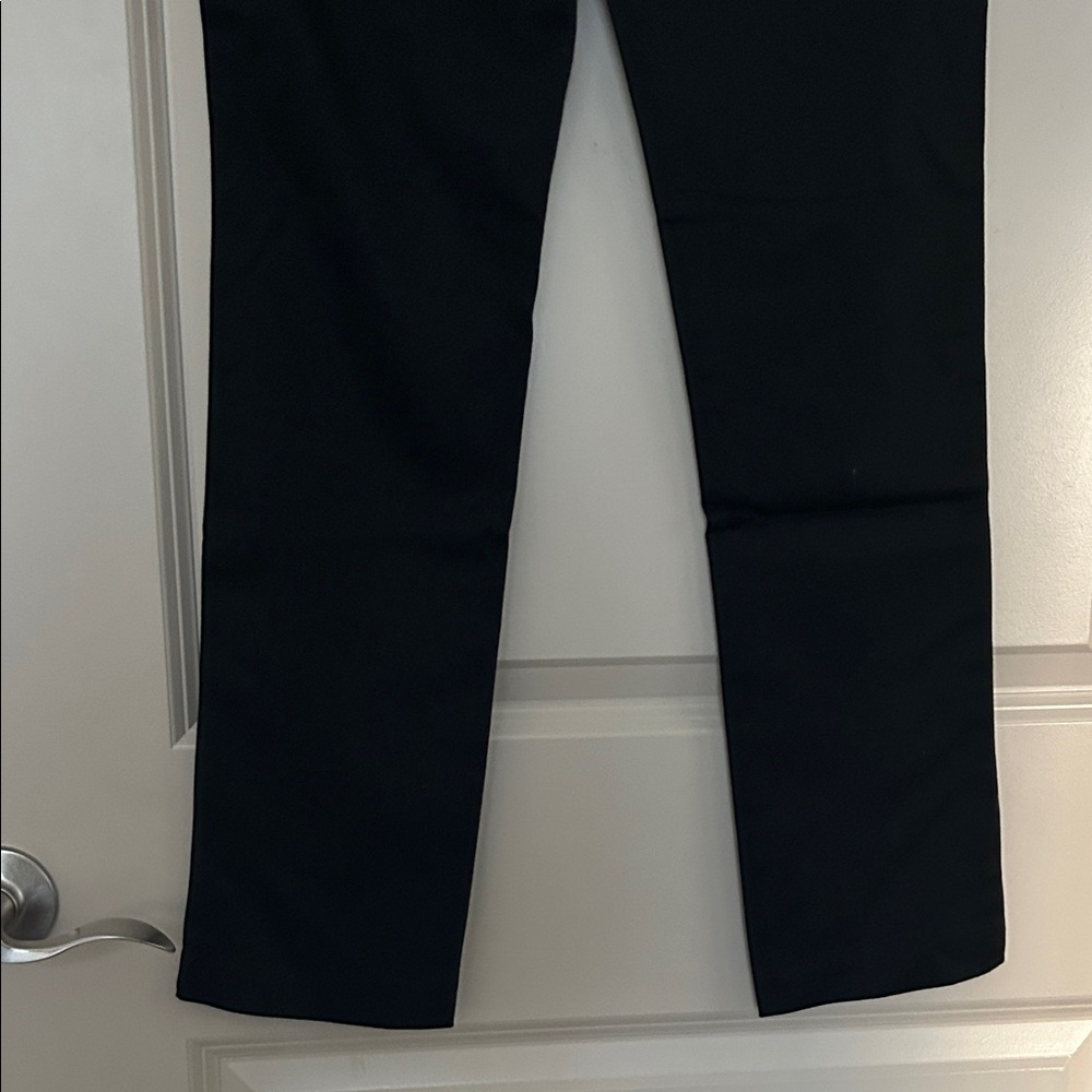 Elegant Black Women's Straight Leg Pants - Picture 11 of 13